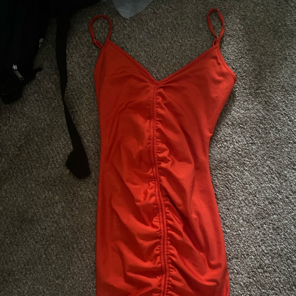 scrunched dress